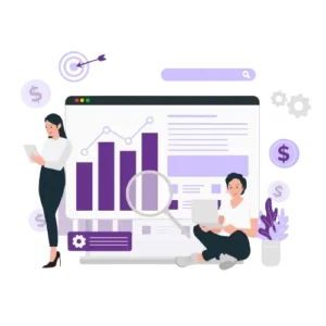 An image of digital marketing analytics